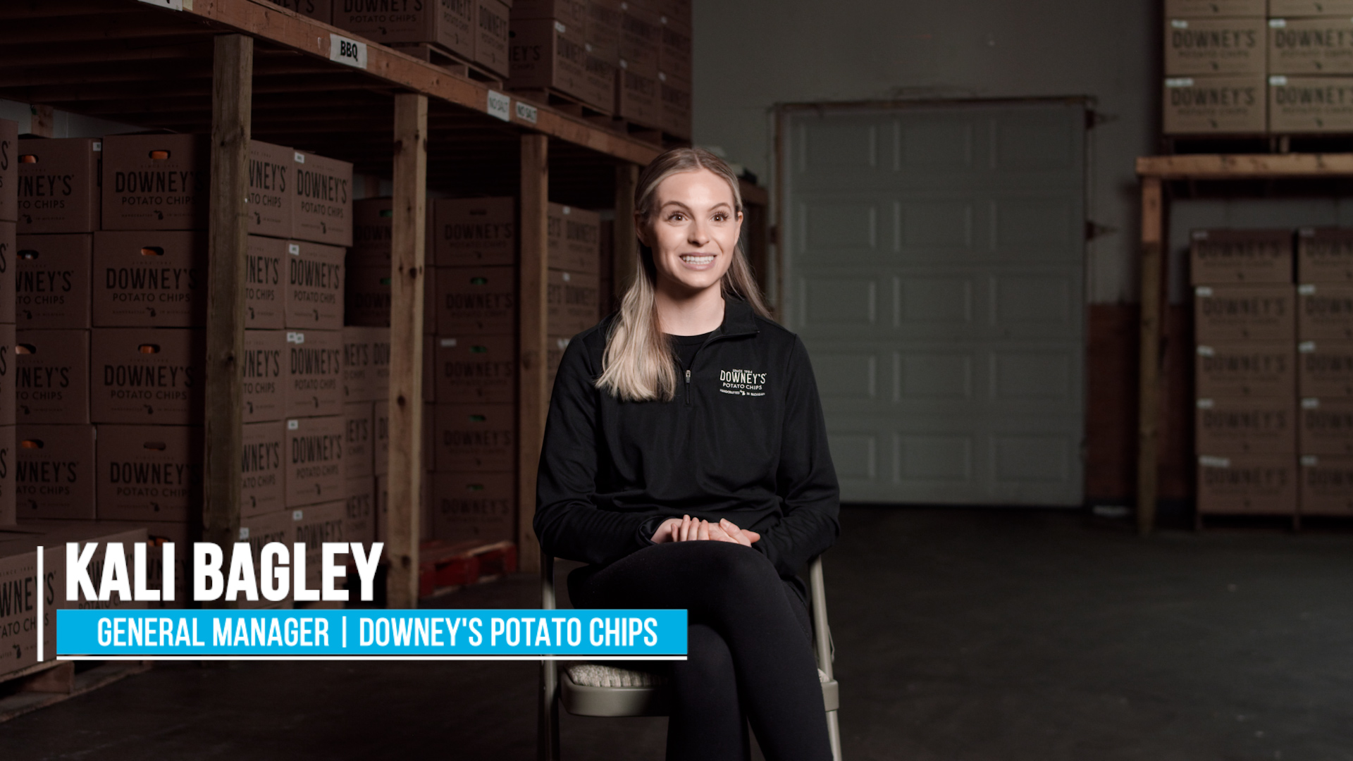 Kali Bagley, GM of Downey's Chips Kali Bagley, GM of Downey's Chips