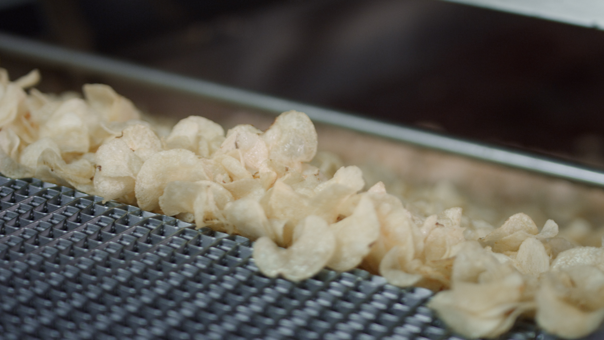 Potato chips made on Vanmark processing equipment.